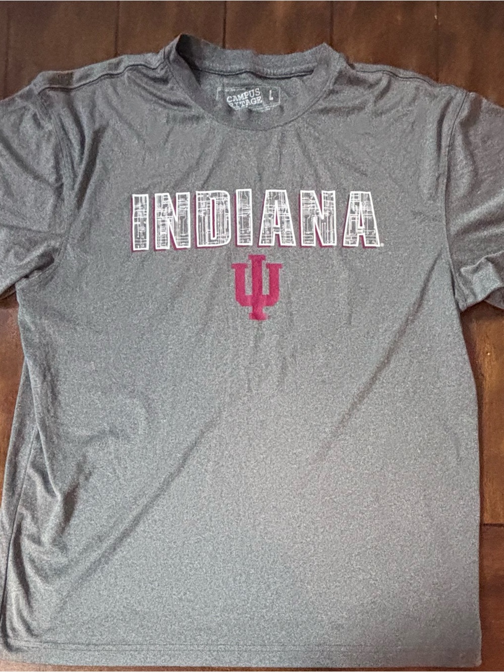 University of Indiana Hoosiers Campus Heritage T-Shirt Adult Large NWOT